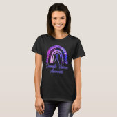 T-shirt Support Domestic Violence Awareness Rainbow Blue R (Devant entier)