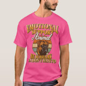 T-shirt Support émotionnel Boxer animal (Devant)