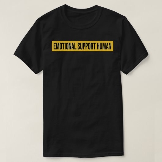 T-shirt Support émotionnel Humain, Conception de support a (Design devant)
