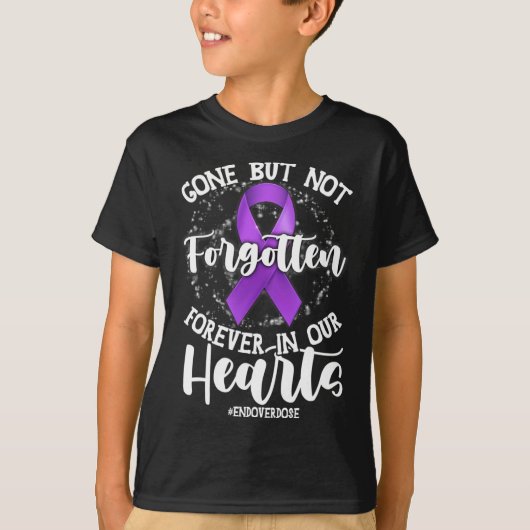 T-shirt Support End Overdose Love One Memorial Overdose A (Devant)