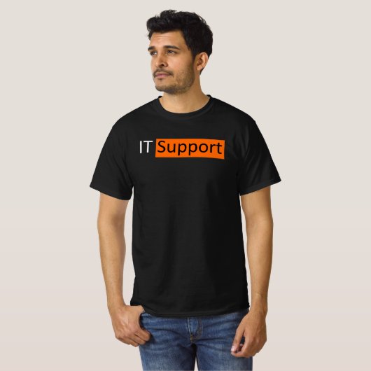 T-shirt Support informatique (Devant entier)