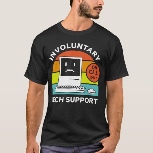 T-shirt Support Involontairement Drôle (Devant)