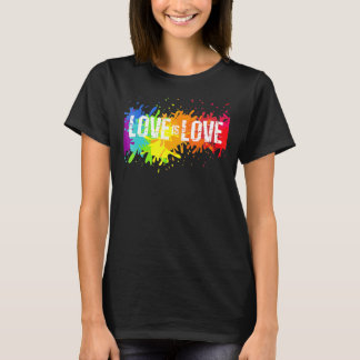 T-shirt Support Lgb Love Is Love Lgbt Pride