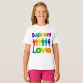 T-shirt Support Love (Devant entier)
