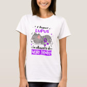 T-shirt Support Lupus Awareness Ribbon Toxits (Devant)