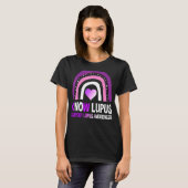 T-shirt Support Lupus Sensibilisation Mois Cute Boho Rainb (Devant entier)