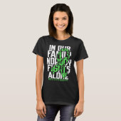 T-shirt Support Mental Illness Warrior Cute Family Disease (Devant entier)