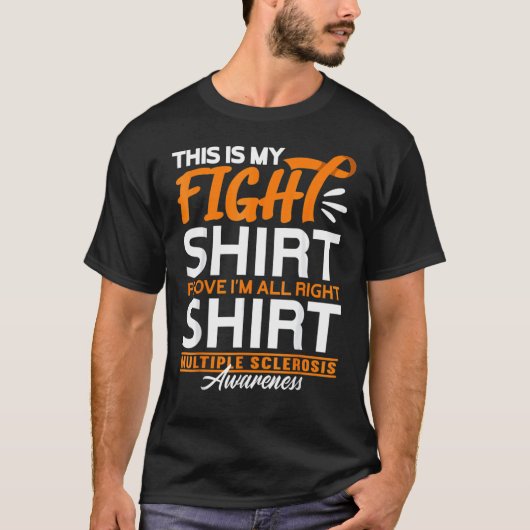 T-shirt Support Squad Fight I Ed Ms Multiple Sclerosis (Devant)