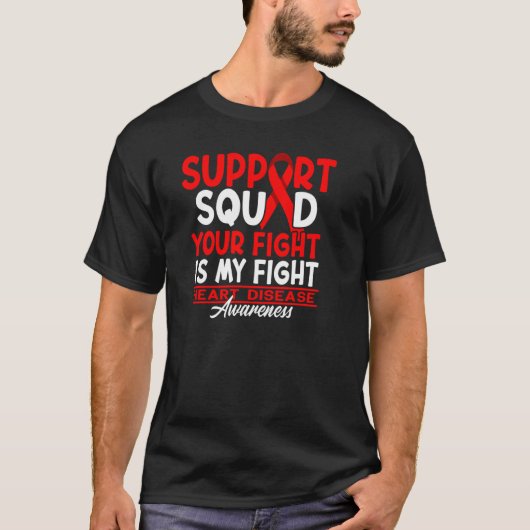 T-shirt Support Squad I Coronary Bypass Surgery Open Heart (Devant)