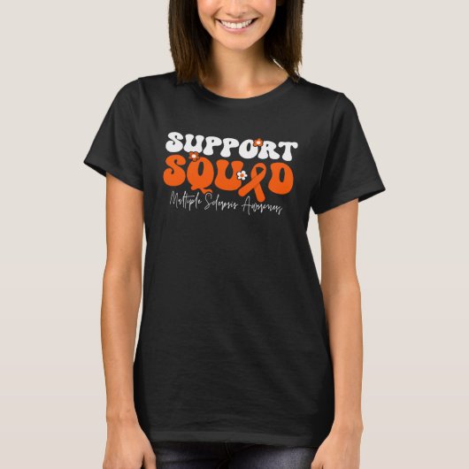 T-shirt Support Squad Multiple Sclerosis Awareness (Devant)