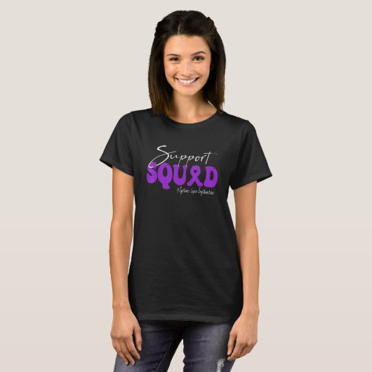 T-shirt Support Squad Systemic Lupus Erythematosus Awarene (Devant entier)