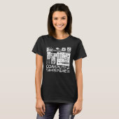 T-shirt Support technique de Whisperer informatique (Devant entier)
