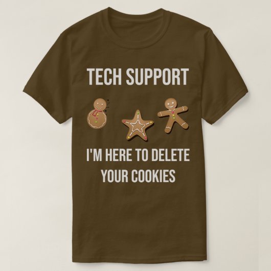T-shirt Support Technique Im Ici Pour Supprimer Votre Prog (Design devant)