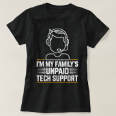 T-shirt Support Technique Inpayé De Mes Familles Im Minima (Design devant)