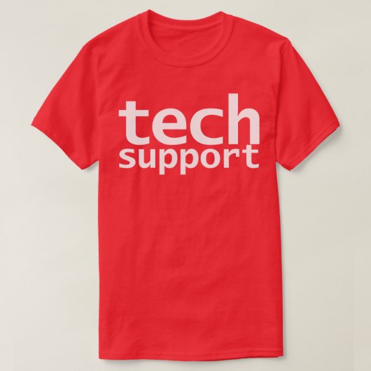 T-shirt Support technique Typographie amusante (Design devant)