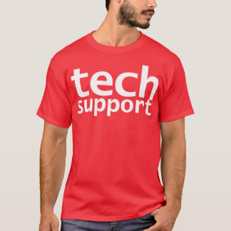 T-shirt Support technique Typographie amusante