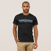 T-shirt support Thyroid Disease awareness ribbon (Devant entier)