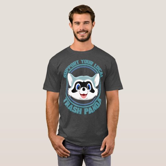 T-shirt Support Trash Panda cadeau pour Raccoon Lover (Devant entier)