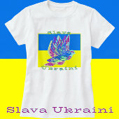 T-shirt Support Ukraine Slava Ukraini Peace Doves