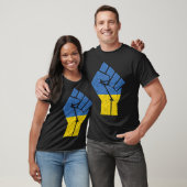 T-shirt Support Ukraine Stand With Ukraine Ukrainian Flag  (Unisexe)