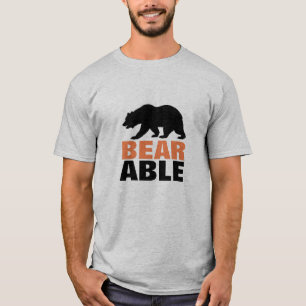 T-shirt supportable par un ours
