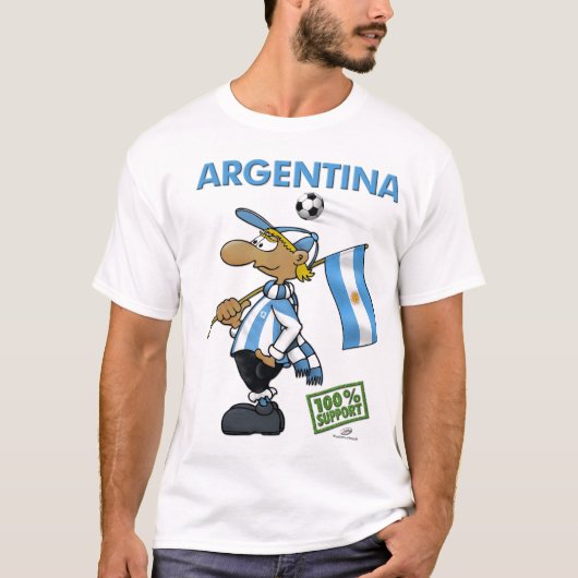 T-shirt Supporter argentina (Devant)