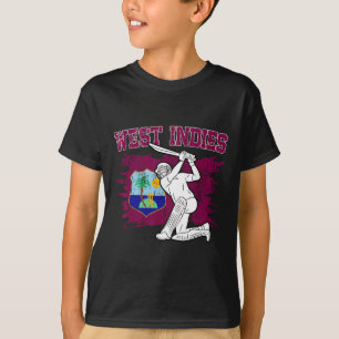 T-shirt Supporter de cricket des Indes occidentales Fan de