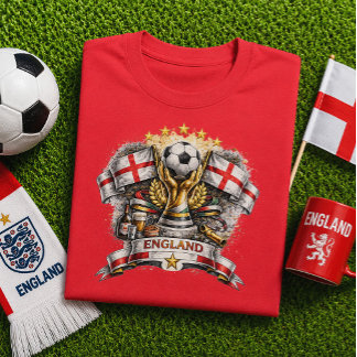 T-shirt Supporter de football d'Angleterre St George Coupe