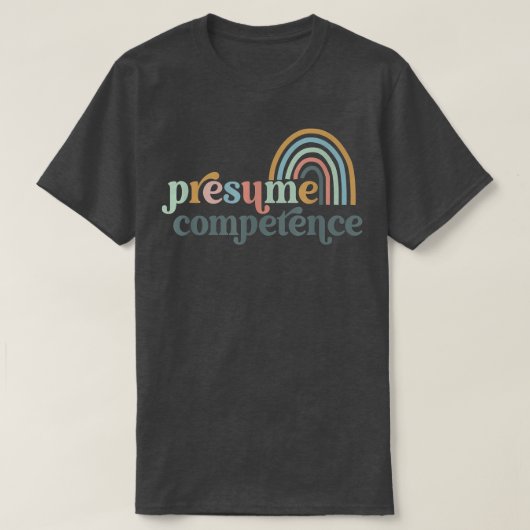 T-shirt Supposer la compétence Enseignant SPED  (Design devant)