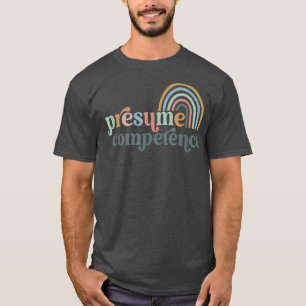 T-shirt Supposer la compétence Enseignant SPED 