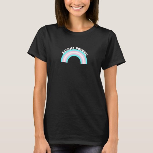 T-shirt Supposons Que Rien De Transgenre Pride Trans Rainb (Devant)