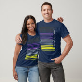 T-shirt Supposons Rien Drapeau Non-binaire Code Barre Enby (Unisexe)