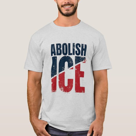T-shirt Supprimer ICE Vintage Protestation (Devant)