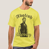 T-shirt Supprimez Sleevery - Abraham Lincoln (Devant)