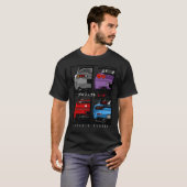 T-shirt Supra R34 NSX FD3S RX7 Classic T (Devant entier)