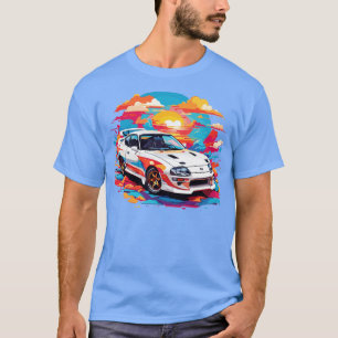T-shirt Supra Toyota Blanc