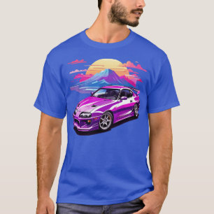 T-shirt Supra Toyota pourpre