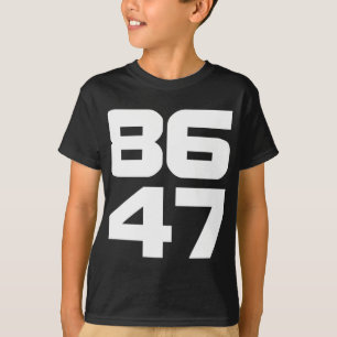 T-shirt Sur 86 47 Anti Trump Resist Project 2025