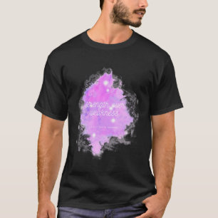 T-shirt Sur Galaxie de la faiblesse - Sensibilisation au c