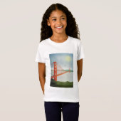 T-Shirt Sur golden gate bridge (Devant entier)
