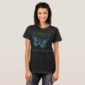 T-shirt Sur Grateful Wings, je vole papillon un Pancreas T (Devant entier)