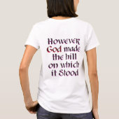 T-shirt Sur la colline (Dos)