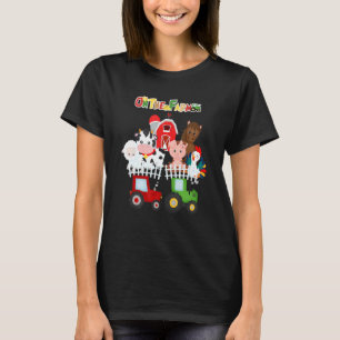 T-shirt Sur La Ferme Barnyard Animaux De Ferme Mignonne Ga