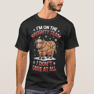 T-shirt Sur la liste des vilains, je m'en fiche complèteme