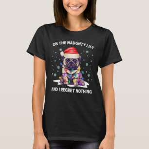 T-shirt Sur la liste vilaine et je Regret rien Carlin Chie