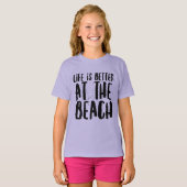T-shirt Sur La Plage (Devant entier)