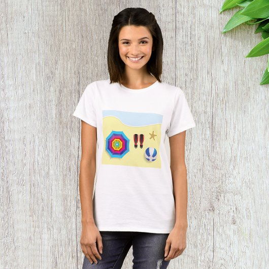T-shirt Sur La Plage