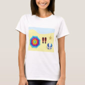 T-shirt Sur La Plage (Devant)