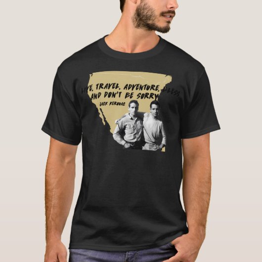T-shirt Sur la route - Jack Kerouac (Devant)