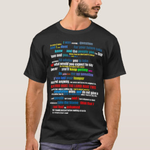 T-shirt Sur laisser allez